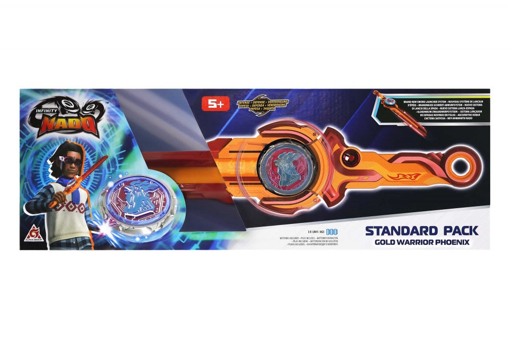 Игровой набор Infinity Nado VI серия Standard Pack Gold Warrior Золотой Воин Феникс EU654123