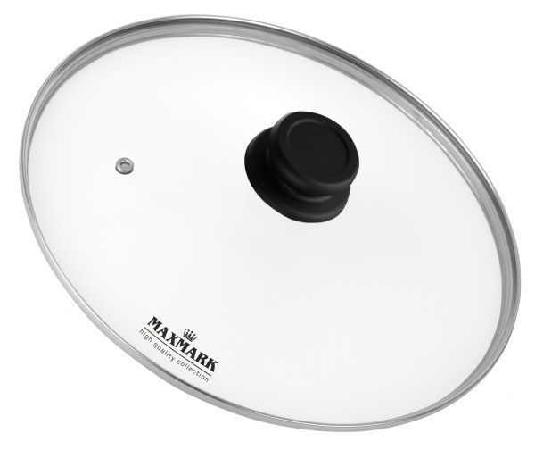 Крышка стеклянная 28 см MK-GL28 Maxmark