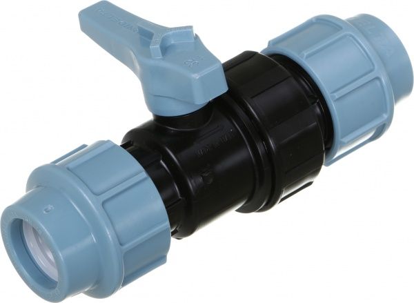 Кран шаровой Unidelta ПЭ труб O32x32 PP-B