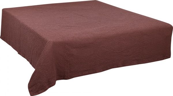 Плед пике 240x260 см шоколадный BILTEX 