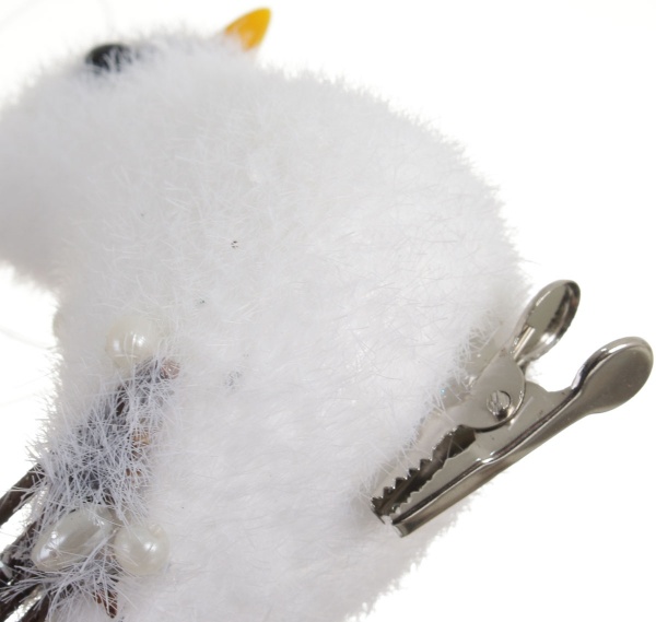 Декорация новогодняя Птичка лесная 10х12 см 2 шт. EPI-RJJY11252 