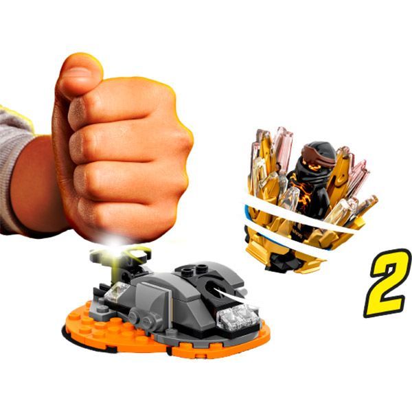 Конструктор LEGO Ninjago Турбо спін-джитсу – Коул 70685