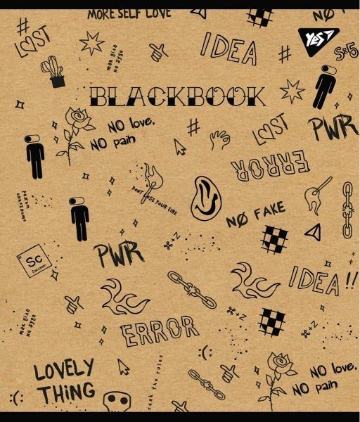 Зошит шкільний А5/18 в клітинку Tattoo 765086 YES