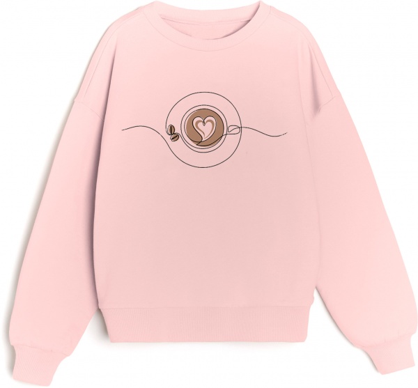 Світшот для дівчинки KOSTA р.122 25 рожевий 2161-7 