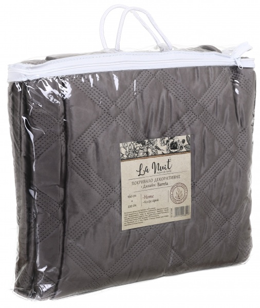 Покрывало Barreta 160x220 см La Nuit темно-серый 