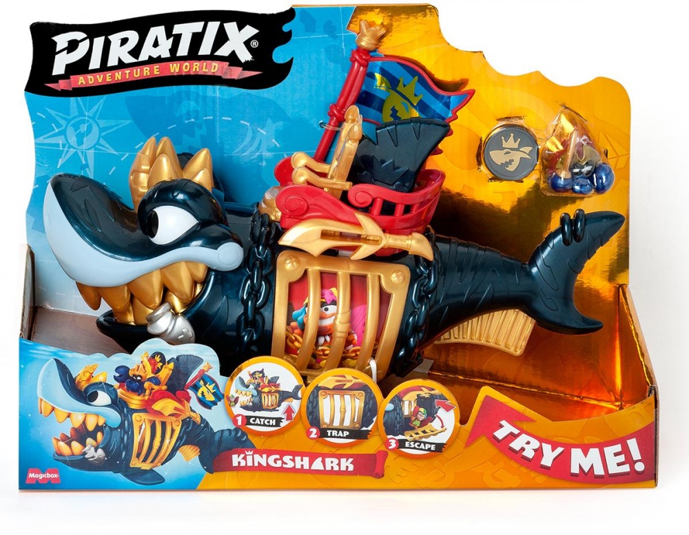 Игровой набор Piratix Королевская черная акула PPXSP112IN11