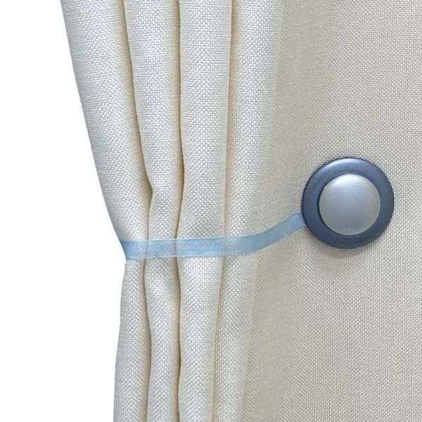 Магнит НЛО d45 мм серебро глянец/синий Н0004-10 MISLT