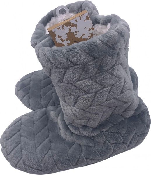 Взуття домашнє La Nuit чобітки Коси р. 36-37 сірий 