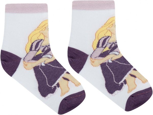Носки детские Conte-Kids детские, CK DISNEY (принцессы) 386 17С-138СПМ р.20 белый фиолетовый 