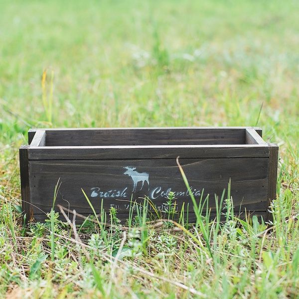 Кашпо дерев'яне Колумбія прямокутний венге 