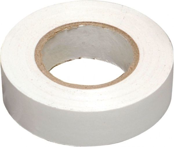 Ізострічка 0.13х19мм 20м біла ПВХ 1319-20W