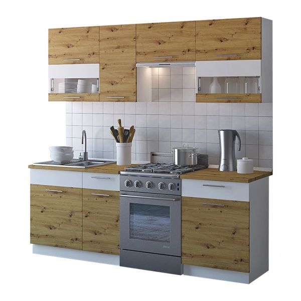 Кухня Домініка-2 ЛДСП 2,2 м 