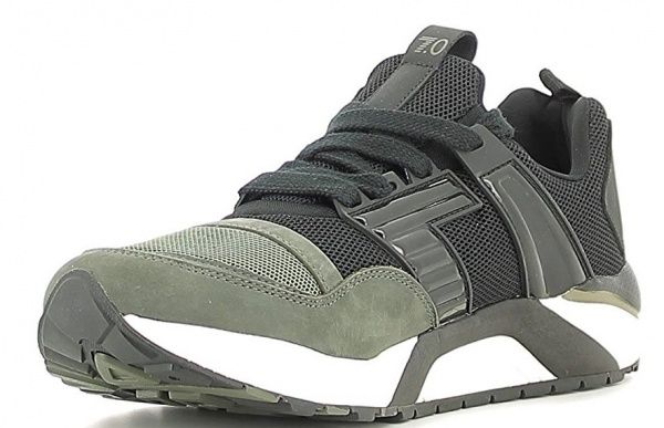 Кроссовки Armani baskets homme nuove orginale 278060-6A279-01820 р.11 черный с зеленым