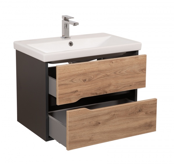 Тумба подвесная Aqua Rodos Сидней с умывальником Elite 70 см