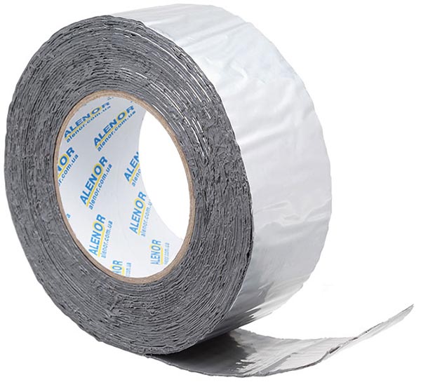 Лента герметизирующая Alenor BF бутиловая 50 мм x 10 м алюминиевая
