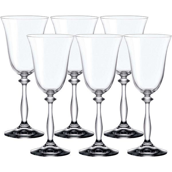 Набор бокалов для вина Bohemia Angela 250 мл 6 шт. b40600
