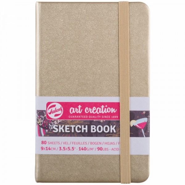 Блокнот для графіки Rosa Talent White Gold 9x14 см 9314141M 