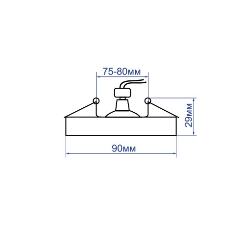 Світильник вбудовуваний (Downlight) Feron DL0375 MR16 чорний 
