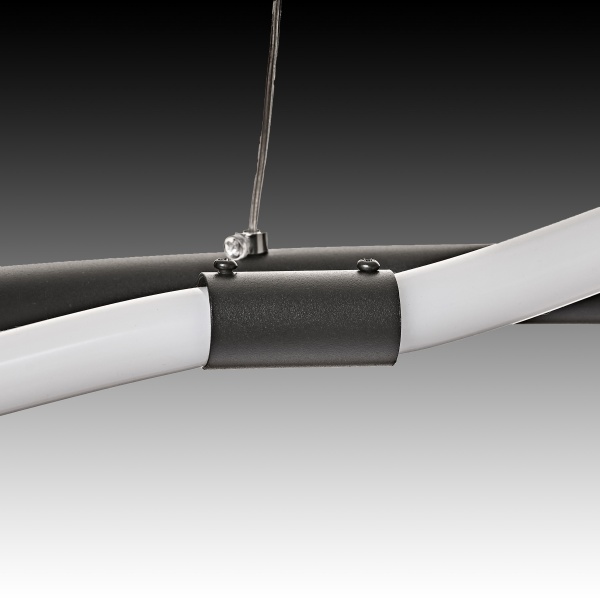 Люстра светодиодная Berger 1x80 Вт черный 7006-PL-80 Black 