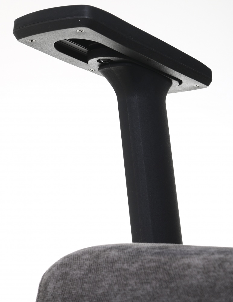 Кресло офисное Центр Меблів Тонго 64,5х70х124 см серый/черный