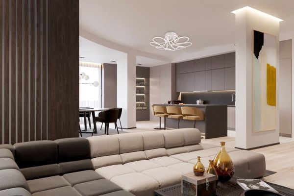 Люстра светодиодная Hopfen 140W з пультом ДУ 140 Вт белый Cassiopeia 