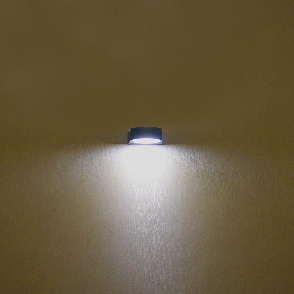 Светильник уличный настенный Maxus 15 Вт матовый черный 1-MWL-15W-BG