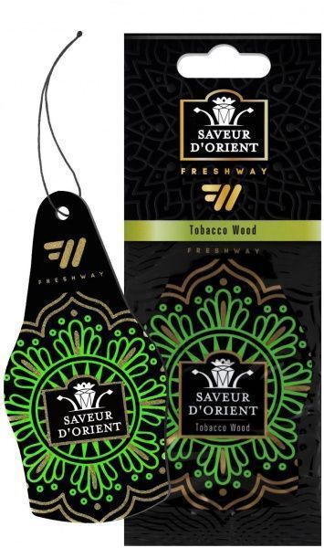 Ароматизатор підвісний FRESHWAY Saveur D'Orient Tobacco Wood