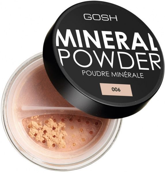 Пудра для обличчя Gosh мінеральна розсипчаста Mineral powder 02611-3 8 г