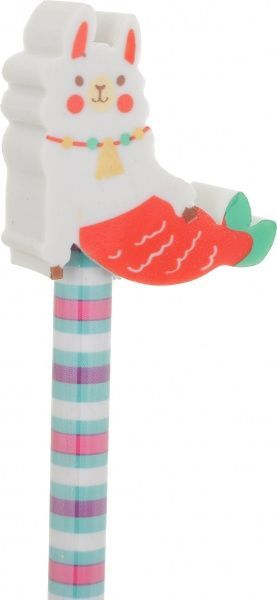 Олівець чорнографітний з гумкою Чарівні звірі в асортименті