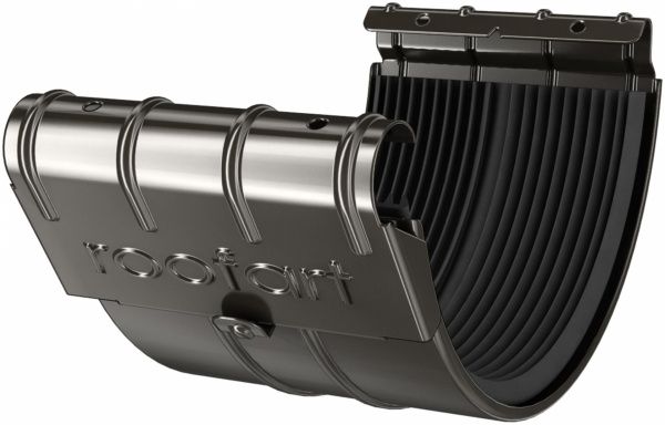 Муфта желоба ROOFART 125 мм коричневый 