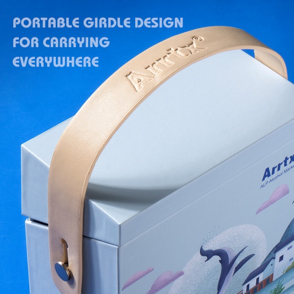 Набір маркерів Arrtx спиртових Alp ASM-02GY 32 кольору сірі відтінки LC302277 