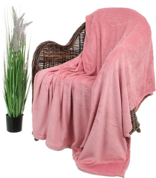 Плед Basic 200x220 см темно-розовый La Nuit 