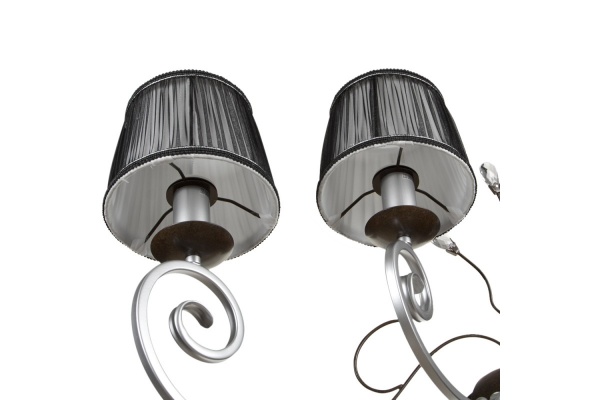 Люстра NNB 4x40 Вт E14 хром/черный 90998 