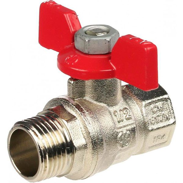 Кран шаровой Arco Nile НВ 1/2х1/2 бабочка RHP12 163603