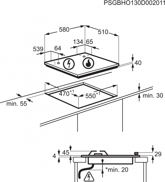 Варочная поверхность Electrolux EGE6172NOK