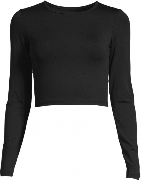 Топ Casall CROP LONG SLEEVE 21168-901 р.M чорний