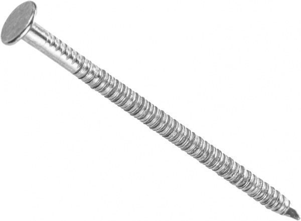 Гвозди кольцевые  3.1x60 мм вес белый цинк