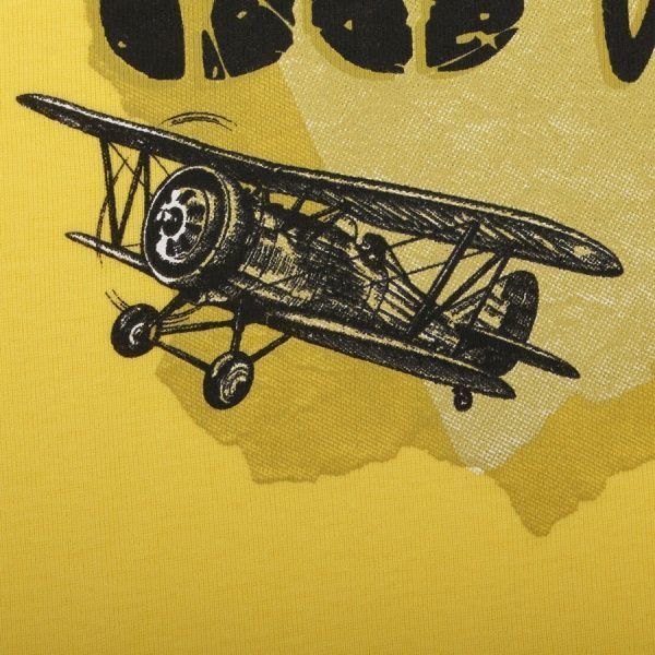 Пижама для мальчиков Фламинго р.128 черный с желтым 263-1005 