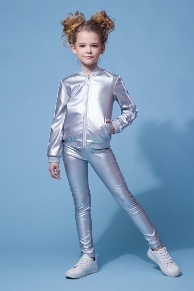 Леггинсы Zironka р.122 серебряный 28-9007-2 