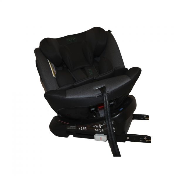 Автокрісло Happy Baby Boss Automotive 4579 +4618 сіро-чорний black/grey HB636