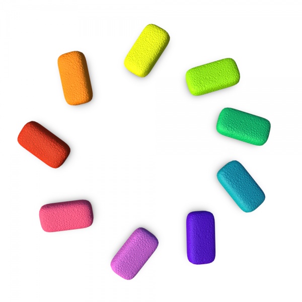 Набор для творчества с воздушным пластилином 9 цветов 70136 Lovin