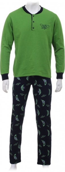 Піжама чоловіча Trio Andersen р. L зелений із синім
