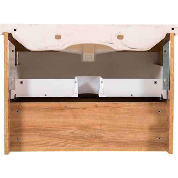 Тумба підвісна ScandiSPA Edda севілья з умивальником Frame 80 см