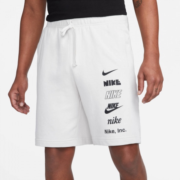 Шорты Nike CLUB+ FT SHORT MLOGO FB8830-030 р. XL бежевый