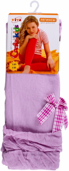 Леггинсы для девочек Conte-Kids VIVA 12С-15СПр.140 сиреневый 