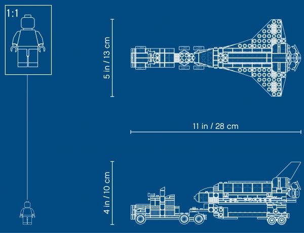 Конструктор LEGO Creator Тягач із шатлом 31091