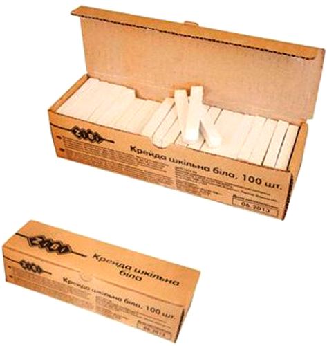 Крейда біла 100 шт. ZiBi