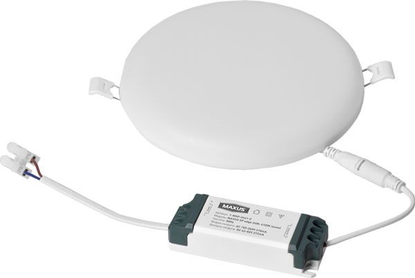 Світильник точковий Maxus Sp Edge круг LED 24 Вт 4100 К білий 