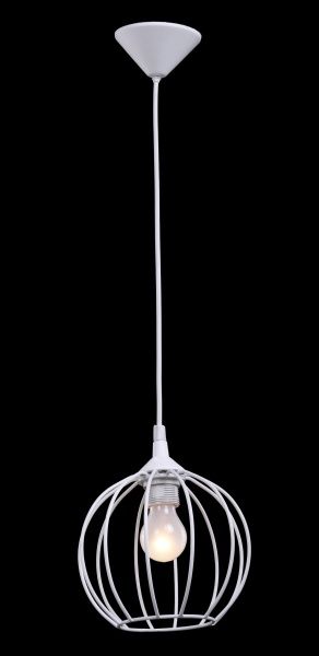 Підвіс Lamperia НСО 60-001-003 Iron Mini Bollus White 1x60 Вт E27 білий 