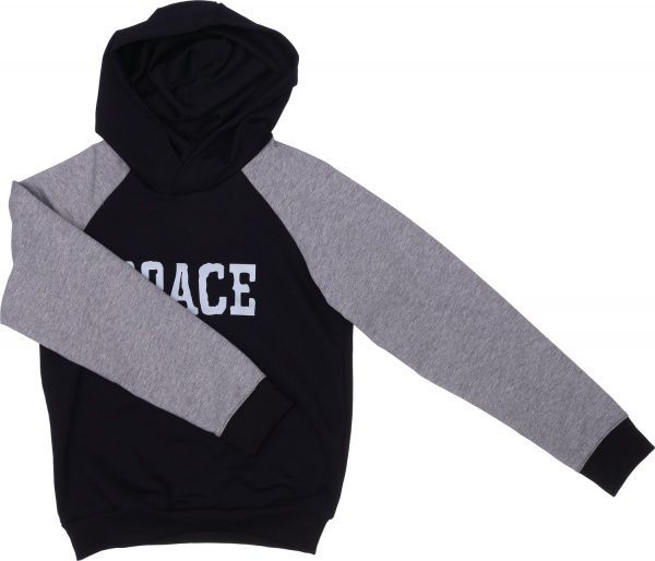 Джемпер Luna Kids черный с серым 103609 